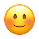 smiling blushing face