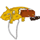 spongebob-floating