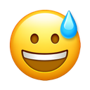 sweat smile