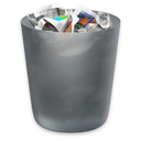 trash full dark